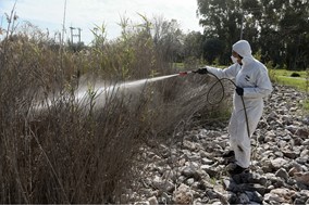 Ψεκασμοί για την καταπολέμηση των κουνουπιών σε περιοχές των Φαρσάλων