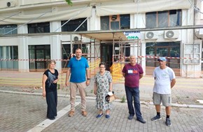 Δ.Τυρνάβου: Εργασίες ανακατασκευής στο Παλιό Δημαρχείο Αμπελώνα