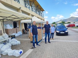 Διανομή τροφίμων στους δικαιούχους ΤΕΒΑ του Δήμου Τυρνάβου 