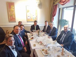 Γεύμα εργασίας του Επιμελητήριου Λάρισας με τη διοίκηση της EUROBANK