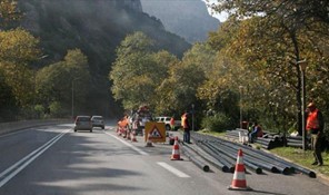 Κλείνει Τετάρτη και Πέμπτη η παλιά εθνική οδός στα Τέμπη-Έργα συντήρησης 
