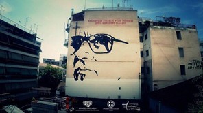 Αφιέρωμα του Reuters στο γκράφιτι του Ένιο Μορικόνε στη Λάρισα