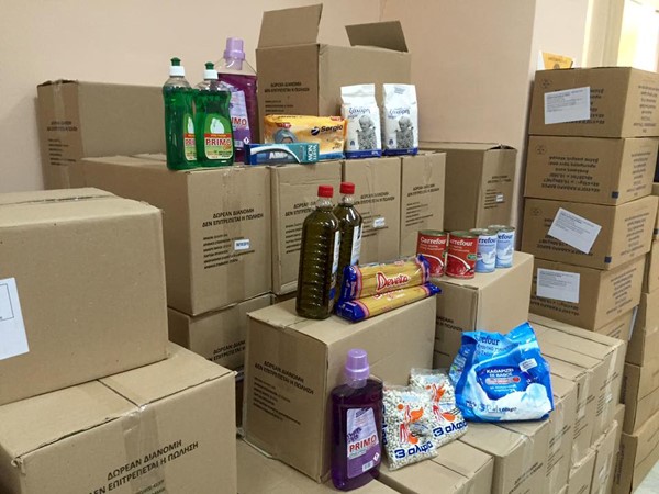 Nέα διανομή τροφίμων στη Λάρισα - 6.000 οι ωφελούμενες οικογένειες 